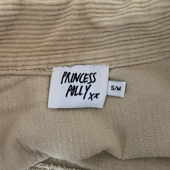 Princess Polly Crop Tan Corduroy Jacket - Picture 3 of 3